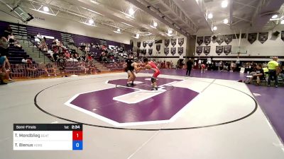 190 lbs Semifinal - Temuulen Mendblieg, Beat The Streets Newark vs Tyler Bienus, Iron Horse