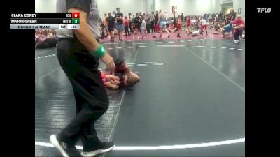 56 lbs Round 1 (4 Team) - Clara Corey, SC United vs Major Greer, Monsters Of The Midwest