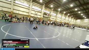 55 lbs Quarterfinal - Ezra Harris, Sanderson Wrestling Academy vs Darren Johnson, Southern Utah Elite