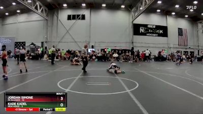 48 lbs Semis (4 Team) - Jordan Simone, PA Alliance vs Kade Kadel, Iron Horse