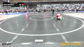 70 lbs Round Of 16 - Angel Hernandez, Sherwood Wrestling vs Logan Ponce, Raw Wrestling Club