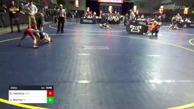 55 lbs Round Of 32 - Gavin Hankins, Oxford vs Jacob Murray, Oil City