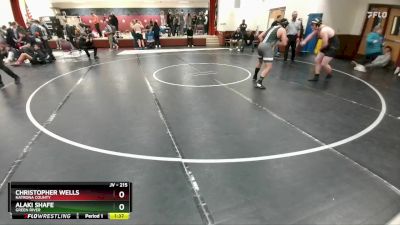 215 lbs Cons. Round 6 - Alaki Shafe, Green River vs Christopher Wells, Natrona County