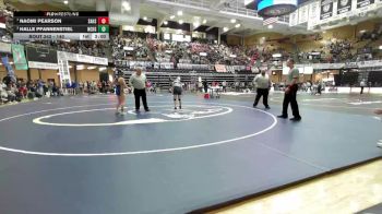 140 lbs Semifinal - Halle Pfannenstiel, Norton Community HS vs Naomi Pearson, Sabetha Hs