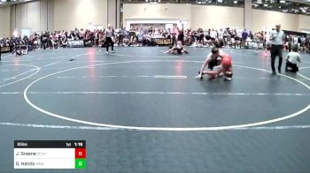 95 lbs Round Of 16 - Jj Greene, Dethrone WC vs Gavin Handy, Grindhouse WC