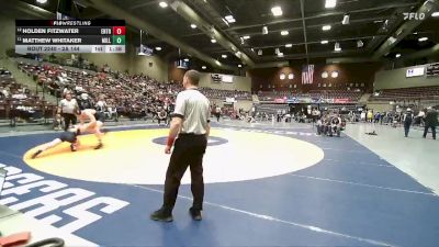 2A 144 lbs Cons. Round 2 - Matthew Whitaker, Millard vs Holden Fitzwater, Enterprise