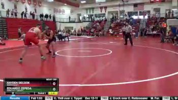 220 lbs Cons. Round 2 - Hayden DeCook, North Scott vs Eduardo Zepeda, Iowa City, Liberty