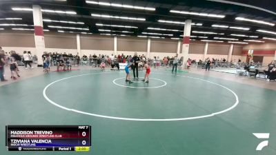 80 lbs Round 1 - Maddison Trevino, Malicious Grounds Wrestling Club vs Tziviana Valencia, Inochi Wrestling