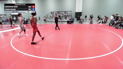 190 lbs Jonathan Sims, Ohio Gray vs Aidan Kranz, South Dakota Blue