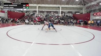 175 lbs Consolation - Brody Robertson, Strong Rock Christian vs Oliver Loehr, St. Mark's School Of Texas