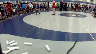 16U Boys FS - 120 lbs Champ. Round 2 - Noah Cox, Greenwood Wrestling Club vs Hunter Gasvoda, HardWay Wrestling Academy