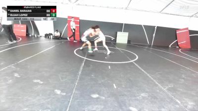 113 lbs Cons. Round 3 - Daniel Barajas, Downey High School vs Elijah Lopez, Bonita High School
