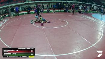 125 lbs Semifinal - Allison Palluck, Oregon vs Brynlee Lutz, Alaska