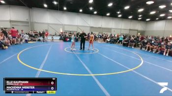 138 lbs Quarters & 1st Wb (16 Team) - Elle Kaufmann, Georgia Blue vs Mackenna Webster, Michigan Blue