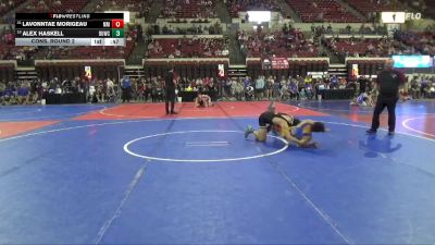 144 lbs Cons. Round 2 - Lavonntae Morigeau, Mountain Man vs Alex Haskell, Moorcroft Mat Masters