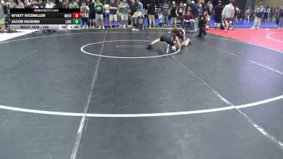 120 lbs Consi Of 8 #1 - Wyatt Kitzmiller, Mechanicsburg vs Jacob Hughen, Lake Hopatcong