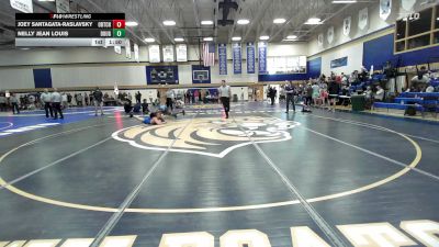 150 lbs Round Of 32 - Joey Santagata-raslavsky, O'Brien Tech* vs Nelly Jean Louis, Doughboys