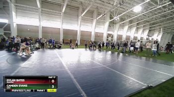 132 lbs Champ. Round 1 - Camden Evans, Lehi vs Dylan Bates, Hunter