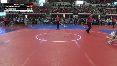 116 lbs Quarterfinal - Jack Morehouse, Glasgow Wrestling Club vs Jacob Ryder, Magic City Wrestling Club