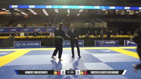 Kristen Elizabeth Desjardins vs Kimberly Erin Beckwith 2026 Pan Jiu Jitsu IBJJF Championship