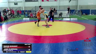 92kg Cons. Round 3 - Ranvir Sehrawat, Bala Ji WC vs Jaren Alaimoana, Grande Prairie WC