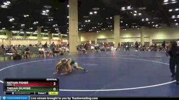 106 lbs Semis & 1st Wrestleback (8 Team) - Taegan Gilmore, Medina HS vs Nathan Fisher, SOWA