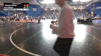 120 lbs Champ. Round 2 - Nico DeRado, St Joseph Metuchen vs Michael Batista, Blair Academy