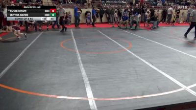 50_B lbs Consi Of 8 #2 - Louie Dixon, Dubois vs Jeptha Gates, Connellsville