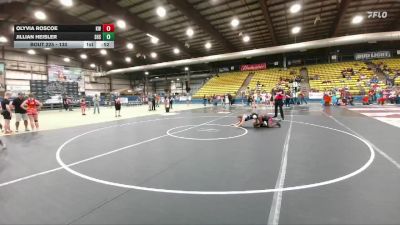 130 lbs 5th Place Match - Jillian Heisler, Spearfish High School vs Olyvia Roscoe, Kelly Walsh