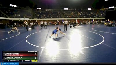 85 lbs Cons. Round 2 - Leighton McCrady, Sebolt Wrestling Academy vs Grahm Burkert, Eastern Iowa Wrestling Club