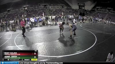 250 lbs Round 2 - Ricky Aulava, Widefield Wrestling Club vs Adriel Green, Widefield Wrestling Club