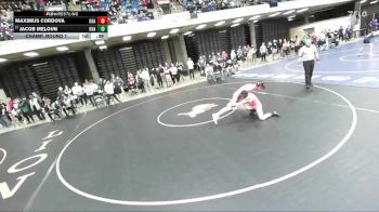 132 lbs Champ. Round 1 - Jacob Meloun, Unattached vs Maximus Cordova, Unattached