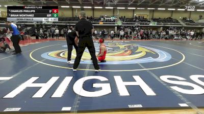 138 lbs Semifinal - Charles Phillips, East Providence vs Brian Montanez, Hope