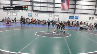138 lbs Allday - Jeremiah Fisher, CENTERVILLE WRESTLING CLUB vs Lucas Bauer, 84 ATHLETES