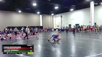 215 lbs Round 2 (8 Team) - Ashton Honnold, Iowa Black vs Logan Niceswanger, S.E.O. Wrestling Club- Blue