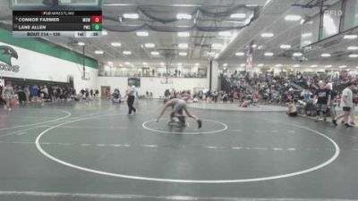 126 lbs Cons. Round 5 - Lane Allen, Paola Wrestling Club vs Connor Farmer, Mowest