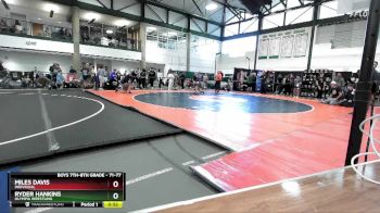 71-77 lbs Round 3 - Ryder Hankins, Olympia Wrestling vs Miles Davis, Individual