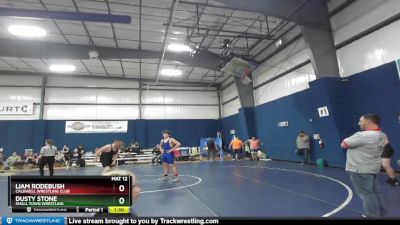 195 lbs Round 2 - Liam Rodebush, Caldwell Wrestling Club vs Dusty Stone, Small Town Wrestling