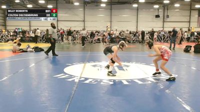 72 lbs Round 3 - 12:30pm Saturday - Billy Roberts, Minnesota Funky Singlets vs Colton Oeltjenbruns, Southwest Elite