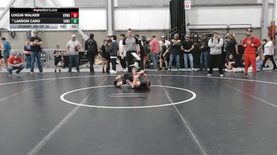 80 lbs Champ. Rd Of 16 - Logun Walker, Clearwater Valley Wrestling Club vs Landon Caro, Team Aggression Wrestling Club