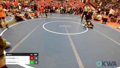 60 lbs Rr Rnd 2 - Adrian Arteaga, Wildcats vs Jaxx Schwartz, Top Guns