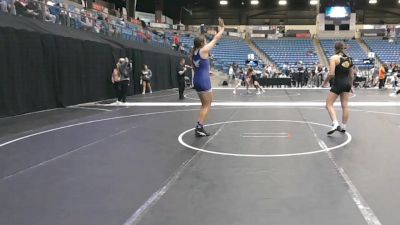 160 lbs Champ. Round 1 - Justice Thomas, Ottawa University vs Paige Strauch, Avila