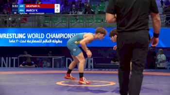 57 kg 1/8 Final - Herbert Akapian, Individual Neutral Athletes vs Vasile Marcu, Moldova
