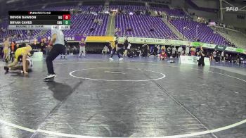 285 lbs Round 2 (6 Team) - Devon Dawson, Northern Illinois vs Bryan Caves, Central Michigan