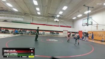 105-115 lbs Round 1 - Caleb Campbell, Worland Middle School vs Grady Hiller, Big Horn Middle School