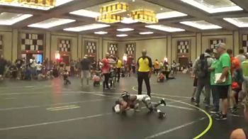 65 lbs Round 4 (6 Team) - Jack Lauer, Upper Twp Green Hornets vs Chase Gilbert, Armory Red