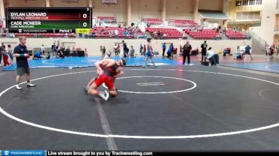 125 lbs Cons. Round 1 - Dylan Leonard, Tech Fall Wrestling Club vs Cade McNeer, CORE Wrestling