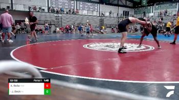 151-158 lbs Cons. Round 2 - Joseph Beck, One Unit Wrestling Academy vs Xevion Rolle, Bolingbrook Jr. Raiders