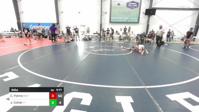 90 lbs Rr Rnd 3 - Cole Palma, Brothers Of WOW vs Joey Cotter, Team Tugman K-8