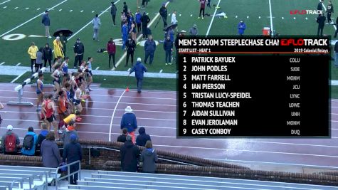 Men's 3k Steeplechase Championship, Heat 1